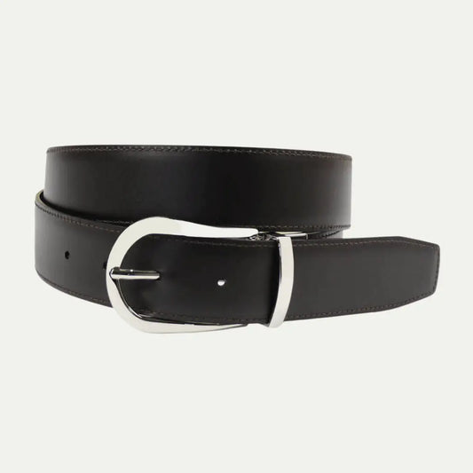 Italian Reversible Two-Tone Leather Belt – Tonio | EKOńeu