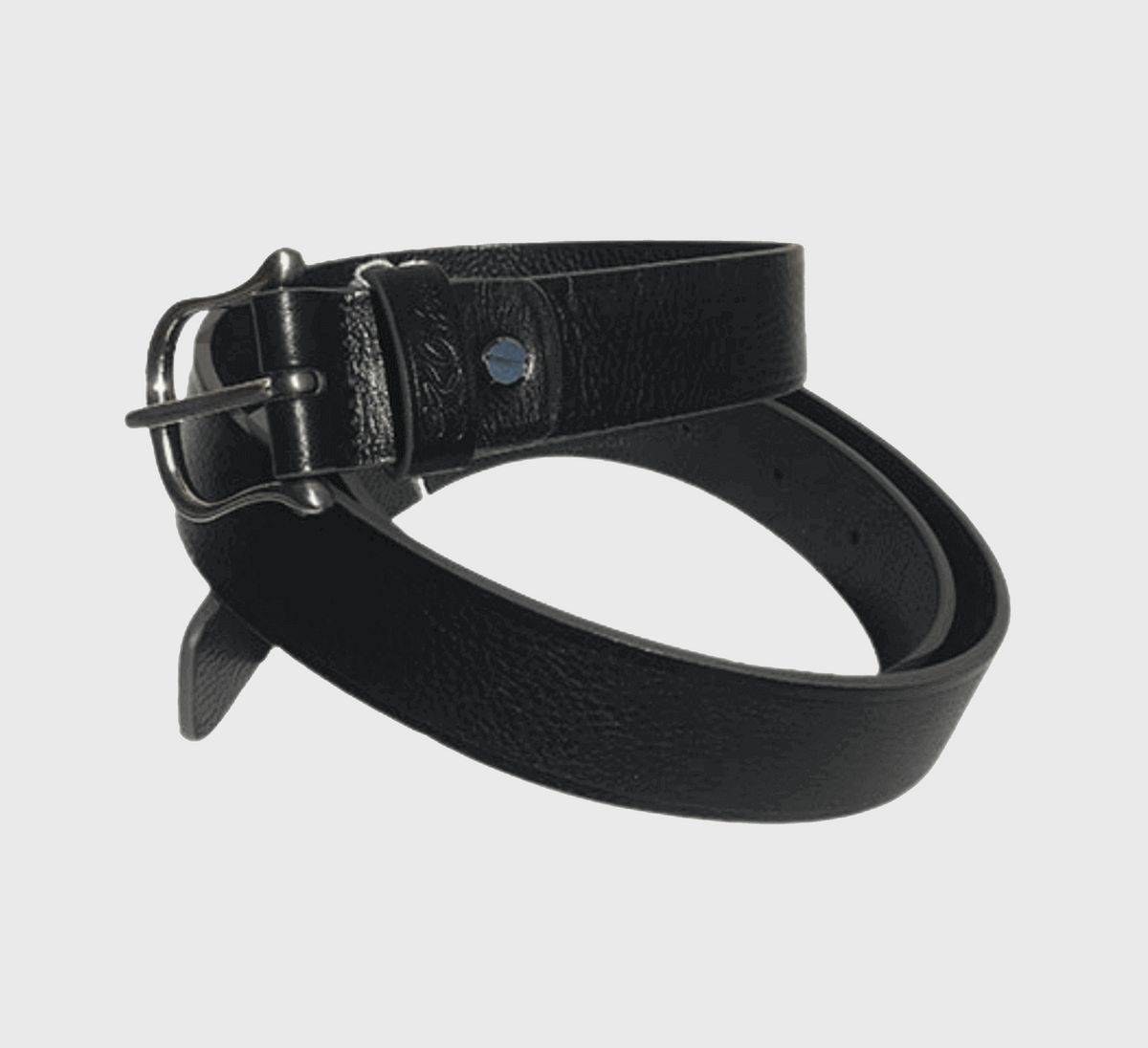 8523 Womens Belt, Daniela AllSaints Daniela Skinny Leather Eyelet Belt,, /Shiny Nickel  main image 3